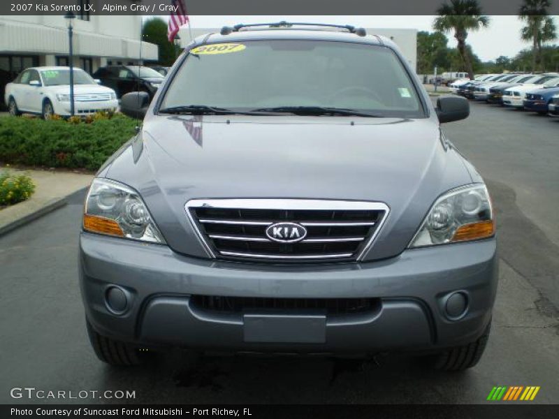 Alpine Gray / Gray 2007 Kia Sorento LX