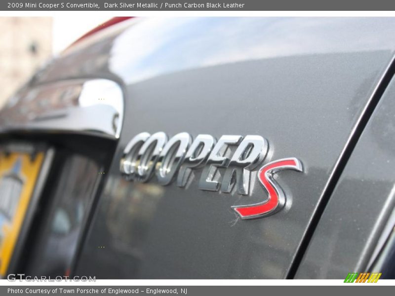 Dark Silver Metallic / Punch Carbon Black Leather 2009 Mini Cooper S Convertible