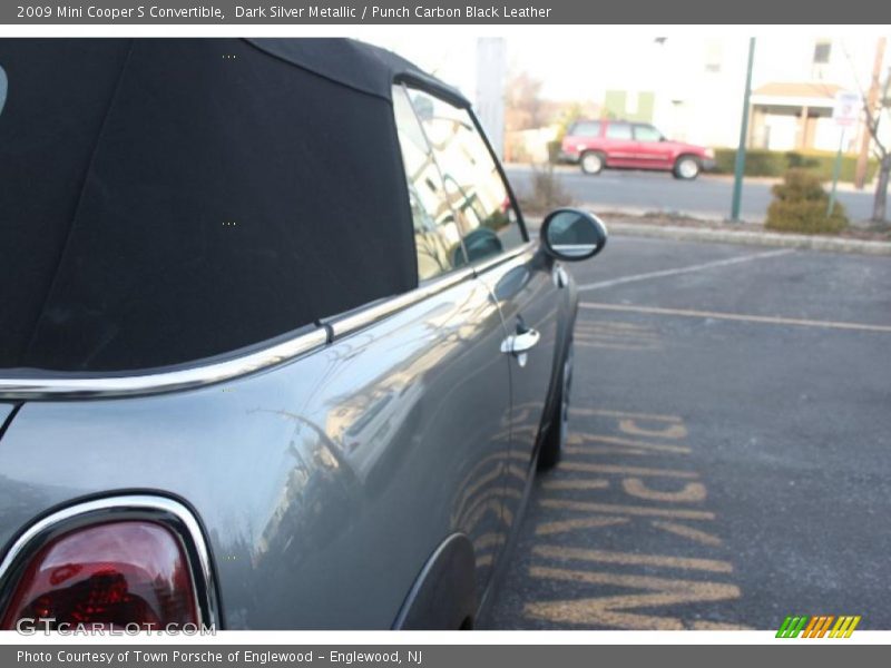 Dark Silver Metallic / Punch Carbon Black Leather 2009 Mini Cooper S Convertible