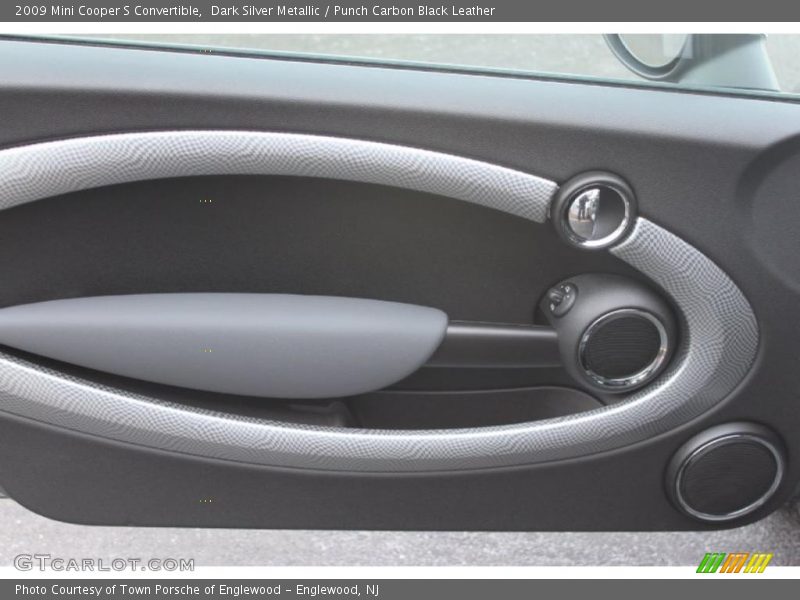 Dark Silver Metallic / Punch Carbon Black Leather 2009 Mini Cooper S Convertible