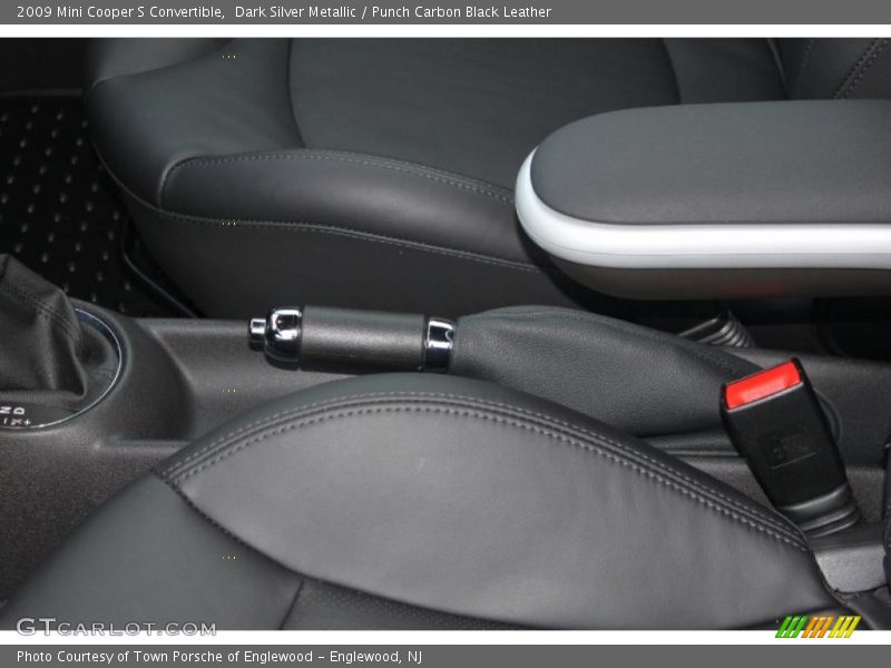Dark Silver Metallic / Punch Carbon Black Leather 2009 Mini Cooper S Convertible