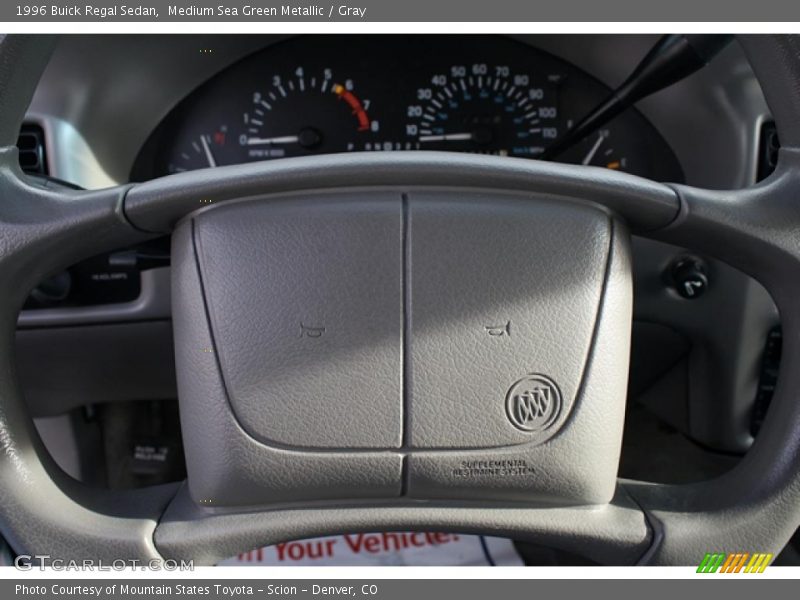 Medium Sea Green Metallic / Gray 1996 Buick Regal Sedan