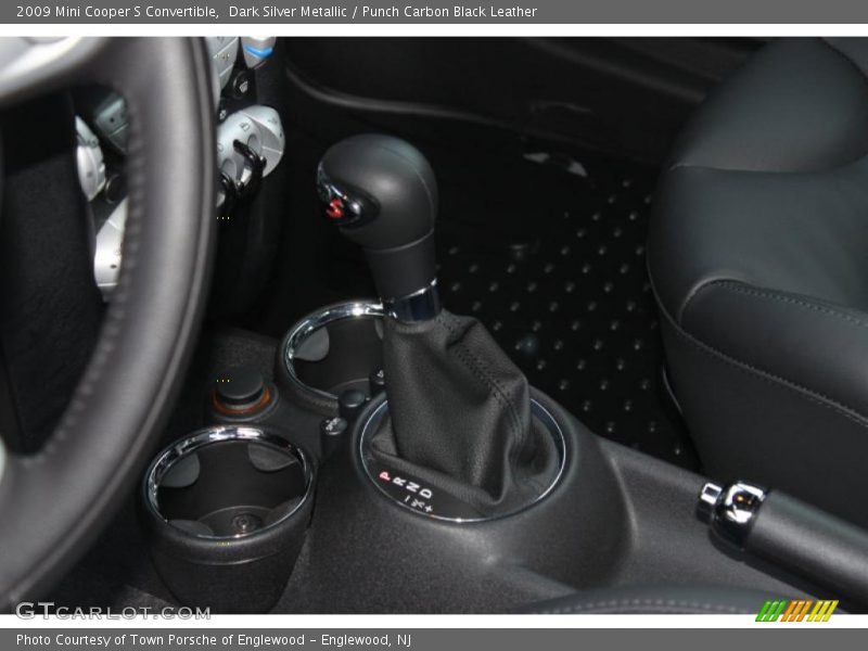 Dark Silver Metallic / Punch Carbon Black Leather 2009 Mini Cooper S Convertible