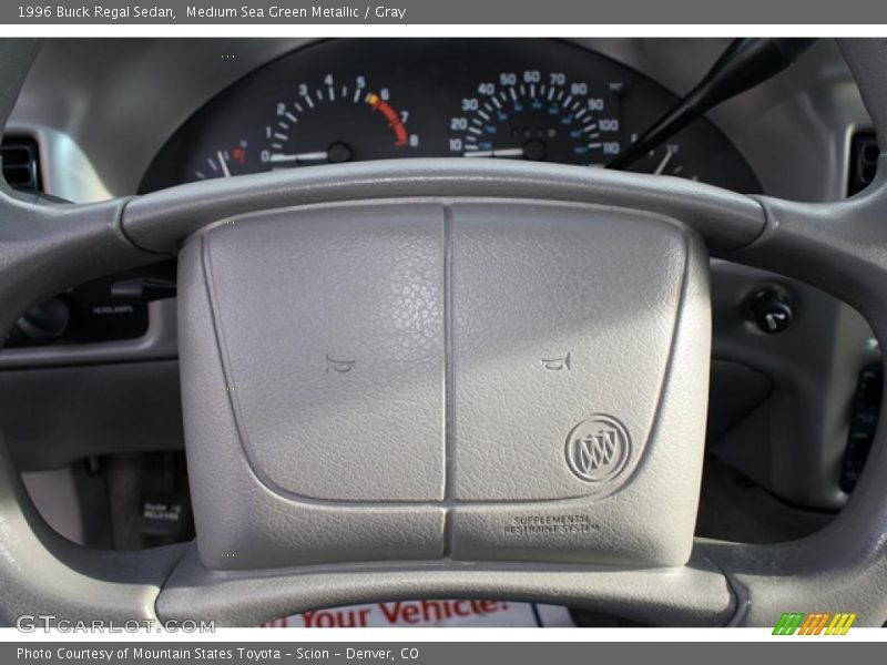 Medium Sea Green Metallic / Gray 1996 Buick Regal Sedan