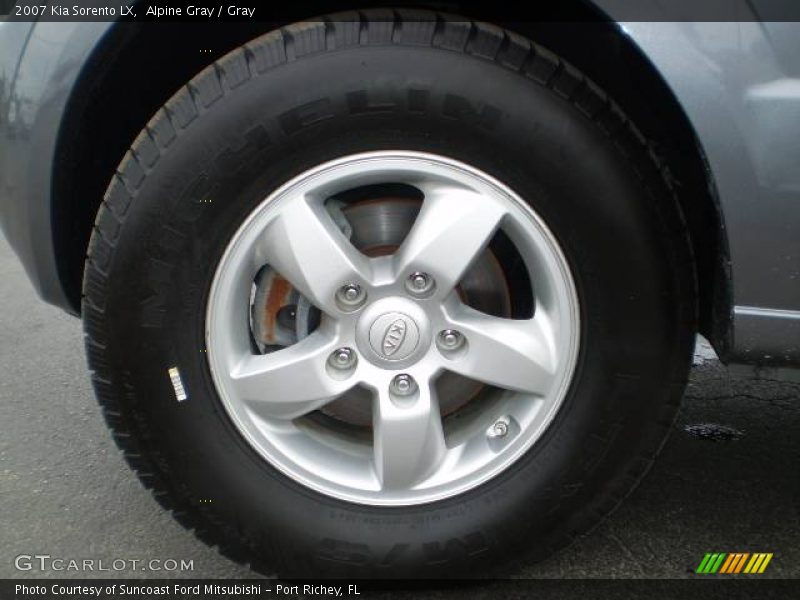 Alpine Gray / Gray 2007 Kia Sorento LX