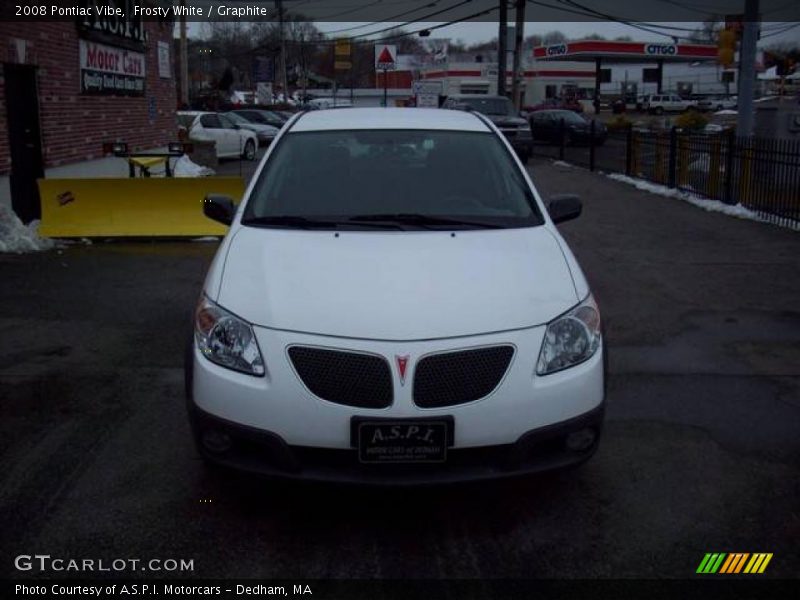 Frosty White / Graphite 2008 Pontiac Vibe