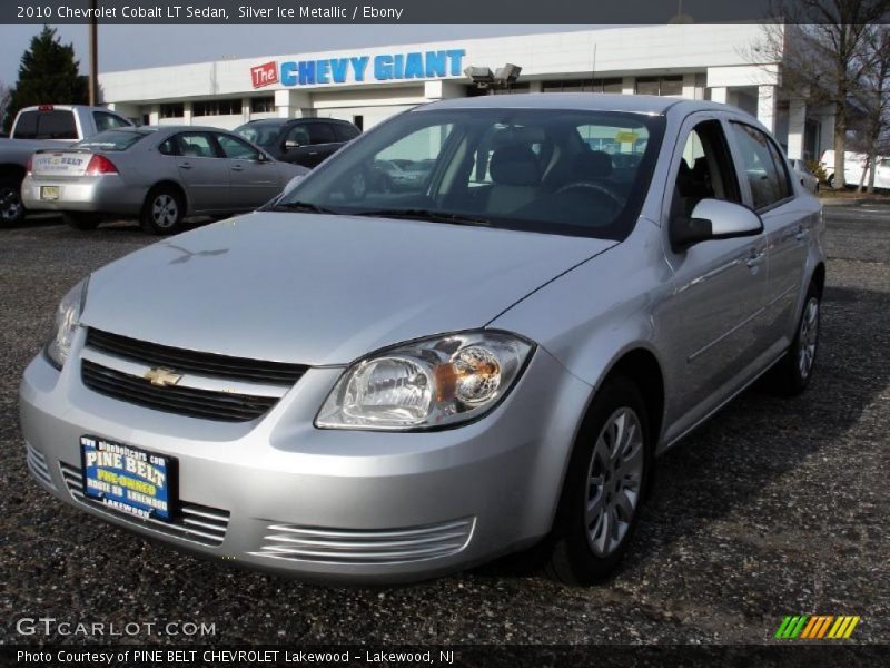 Silver Ice Metallic / Ebony 2010 Chevrolet Cobalt LT Sedan