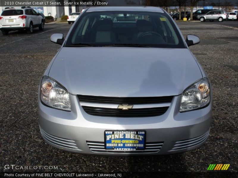 Silver Ice Metallic / Ebony 2010 Chevrolet Cobalt LT Sedan