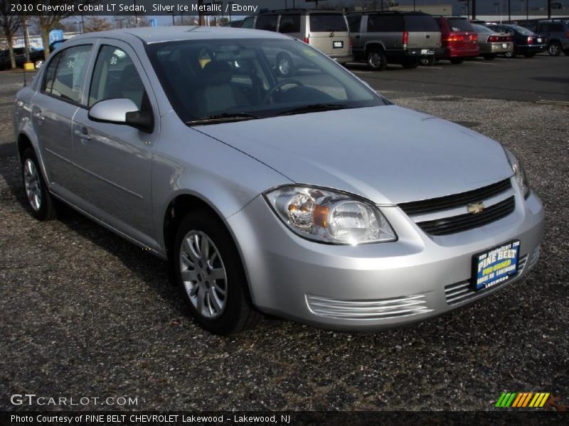 Silver Ice Metallic / Ebony 2010 Chevrolet Cobalt LT Sedan