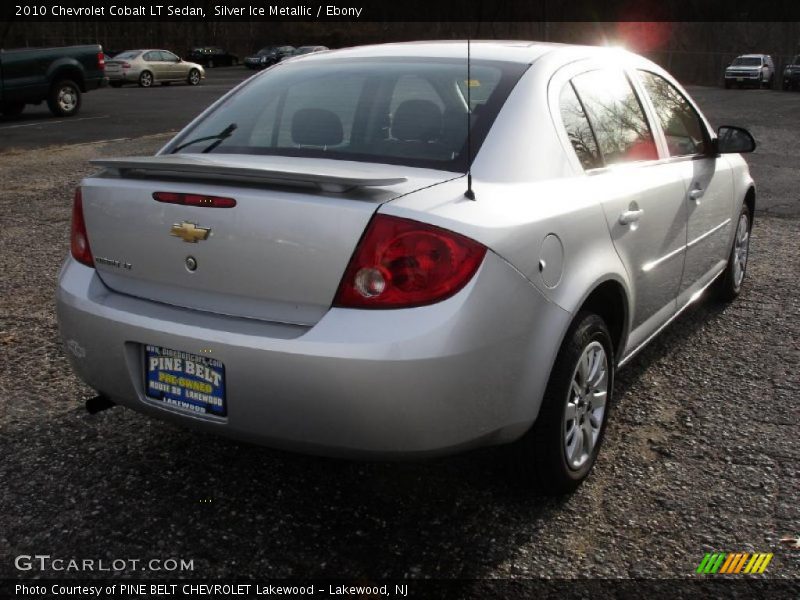 Silver Ice Metallic / Ebony 2010 Chevrolet Cobalt LT Sedan