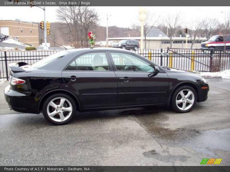 Onyx Black / Beige 2006 Mazda MAZDA6 s Sedan