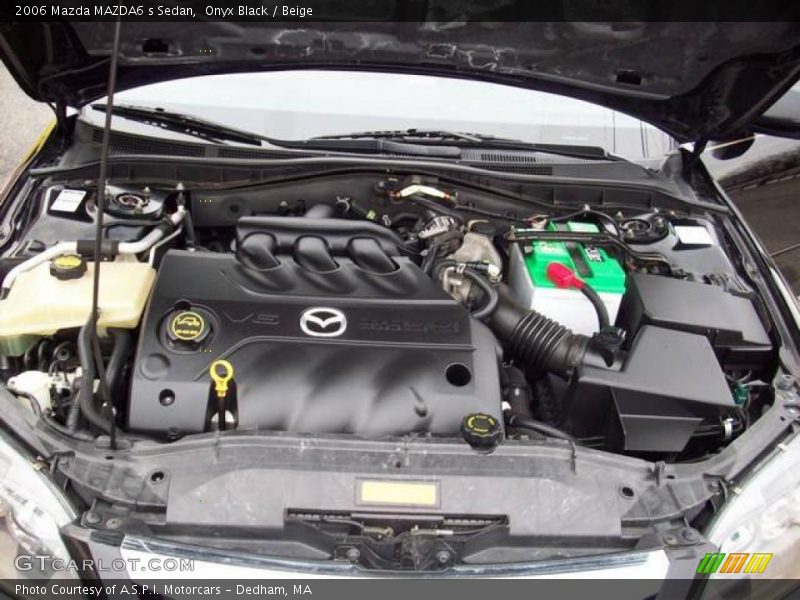 Onyx Black / Beige 2006 Mazda MAZDA6 s Sedan
