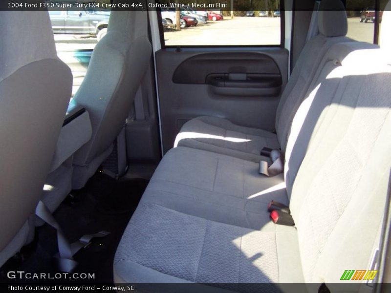 Oxford White / Medium Flint 2004 Ford F350 Super Duty FX4 Crew Cab 4x4