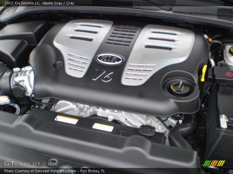 Alpine Gray / Gray 2007 Kia Sorento LX