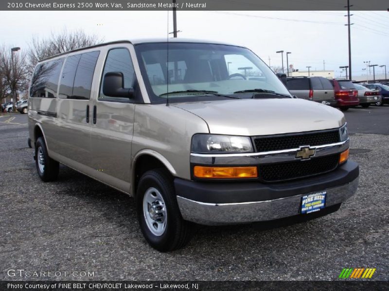 Front 3/4 View of 2010 Express 2500 Work Van