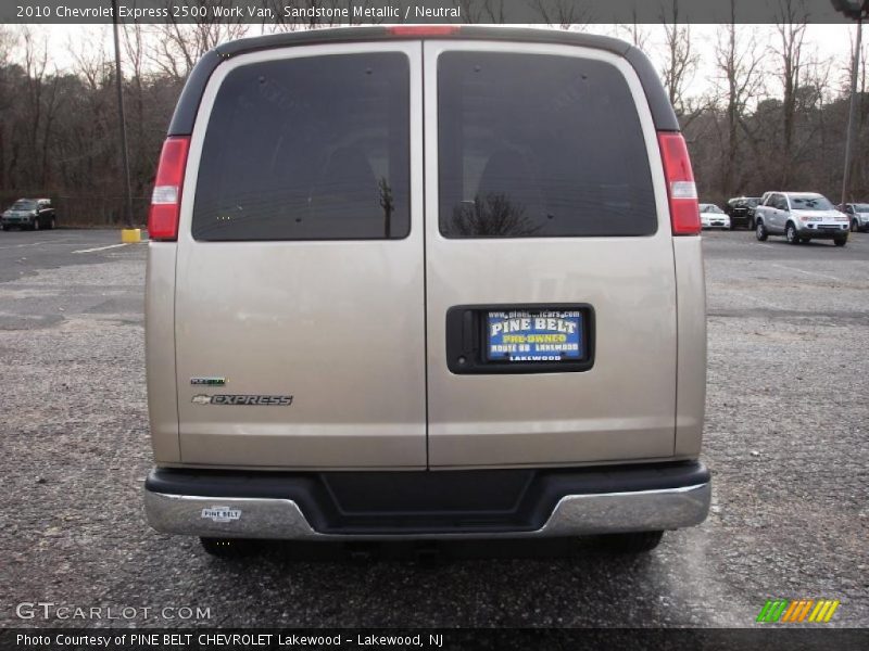 Sandstone Metallic / Neutral 2010 Chevrolet Express 2500 Work Van