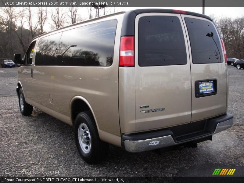 Sandstone Metallic / Neutral 2010 Chevrolet Express 2500 Work Van