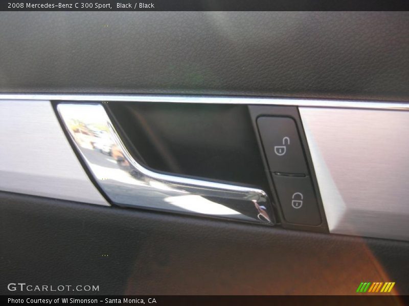 Black / Black 2008 Mercedes-Benz C 300 Sport