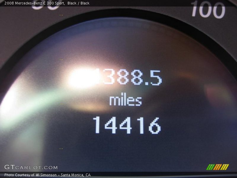 Black / Black 2008 Mercedes-Benz C 300 Sport