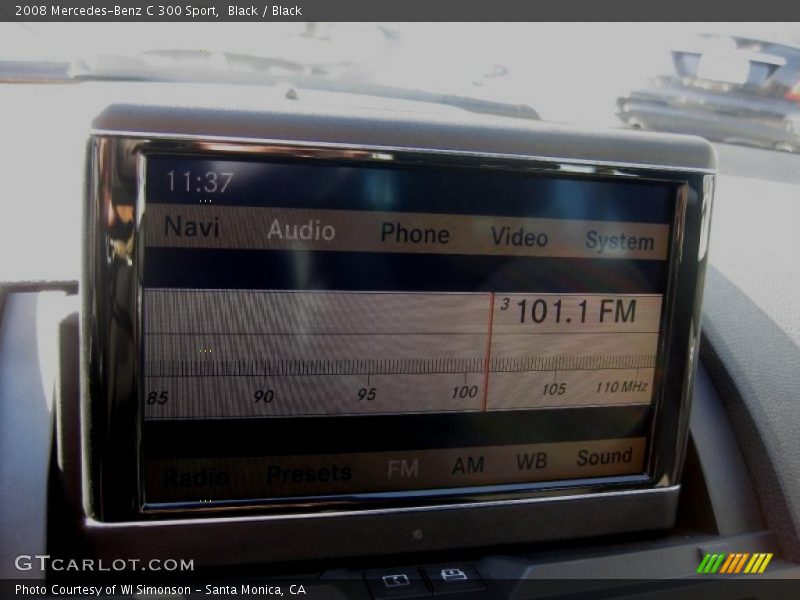 Black / Black 2008 Mercedes-Benz C 300 Sport