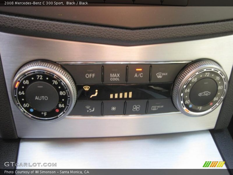 Black / Black 2008 Mercedes-Benz C 300 Sport