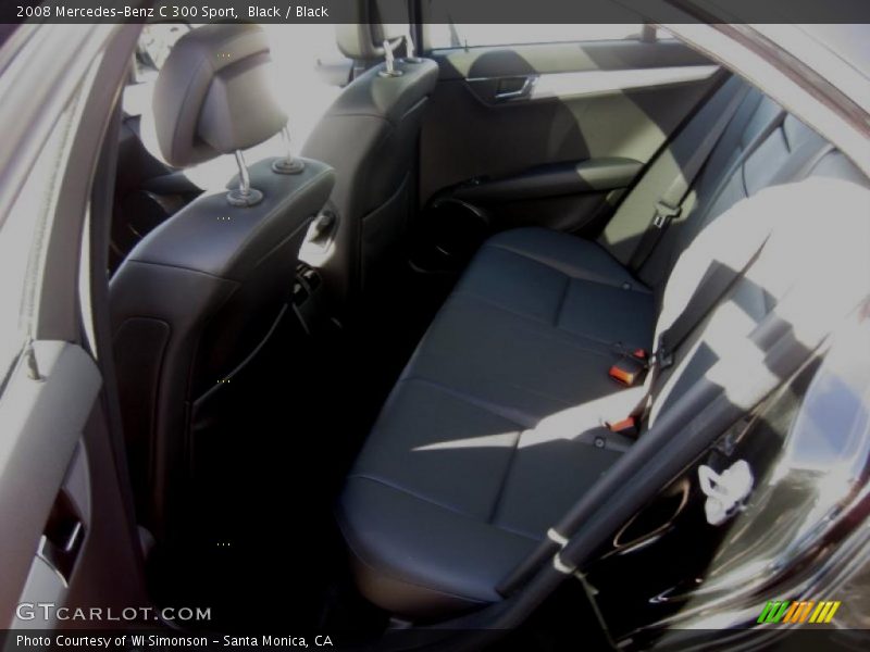 Black / Black 2008 Mercedes-Benz C 300 Sport