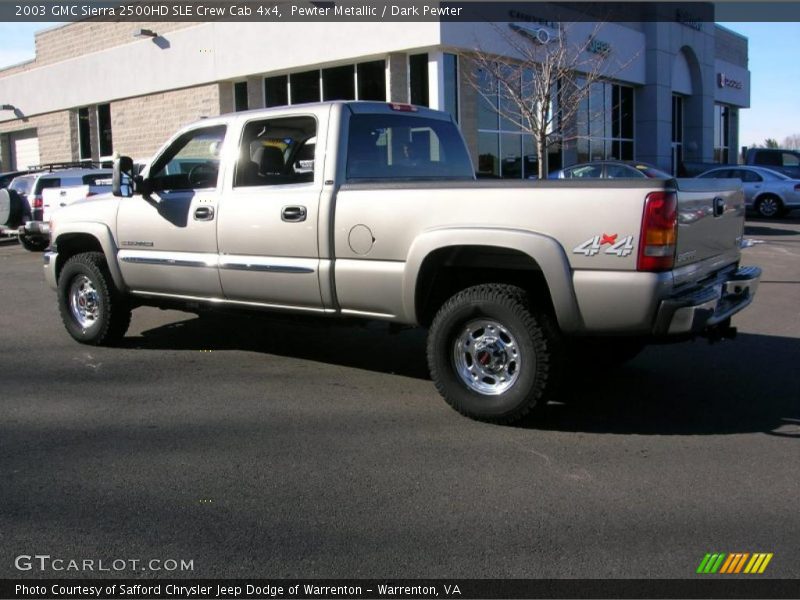 Pewter Metallic / Dark Pewter 2003 GMC Sierra 2500HD SLE Crew Cab 4x4