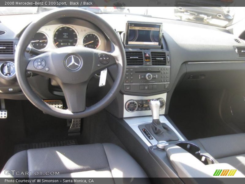 Black / Black 2008 Mercedes-Benz C 300 Sport