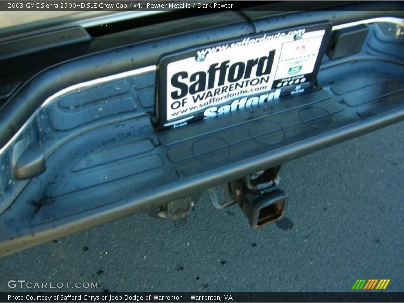 Pewter Metallic / Dark Pewter 2003 GMC Sierra 2500HD SLE Crew Cab 4x4