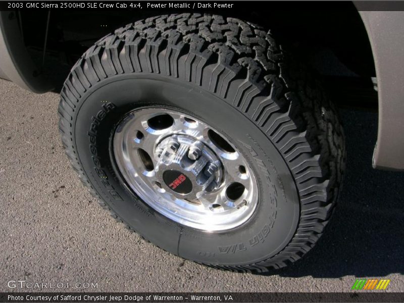 Pewter Metallic / Dark Pewter 2003 GMC Sierra 2500HD SLE Crew Cab 4x4