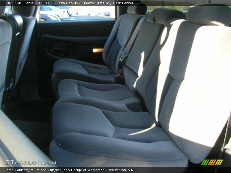 Pewter Metallic / Dark Pewter 2003 GMC Sierra 2500HD SLE Crew Cab 4x4