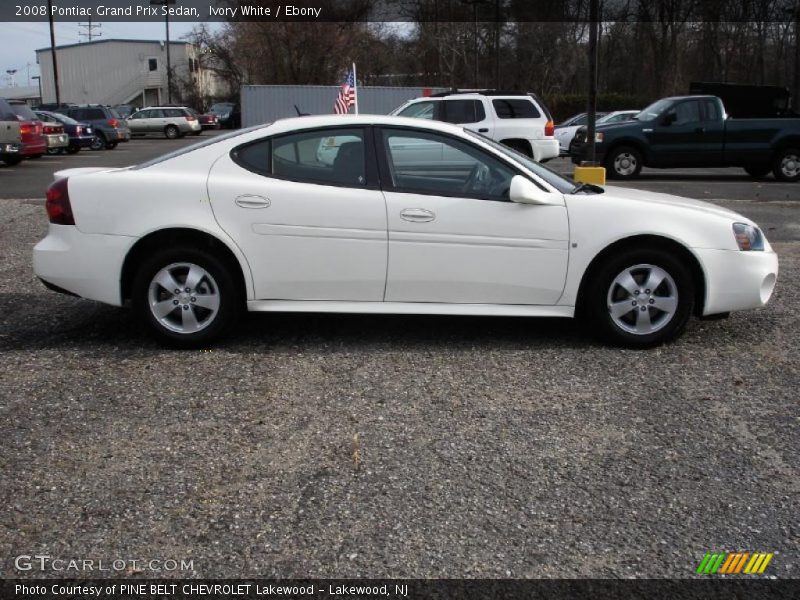 Ivory White / Ebony 2008 Pontiac Grand Prix Sedan