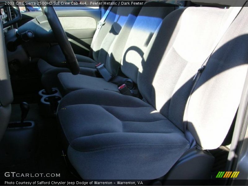 Pewter Metallic / Dark Pewter 2003 GMC Sierra 2500HD SLE Crew Cab 4x4