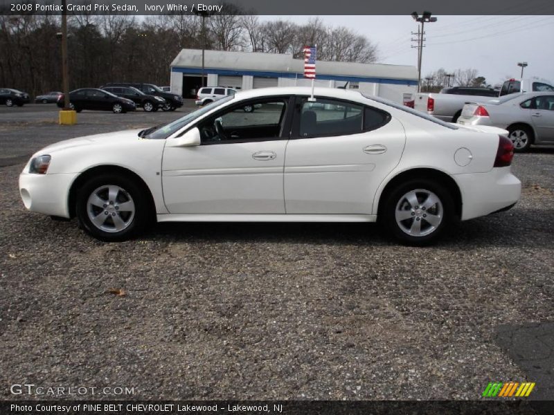 Ivory White / Ebony 2008 Pontiac Grand Prix Sedan