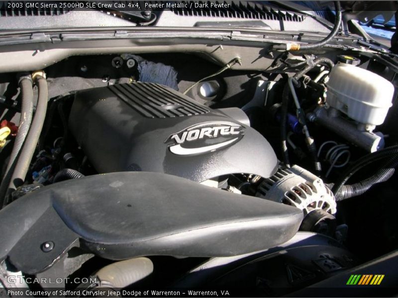 Pewter Metallic / Dark Pewter 2003 GMC Sierra 2500HD SLE Crew Cab 4x4