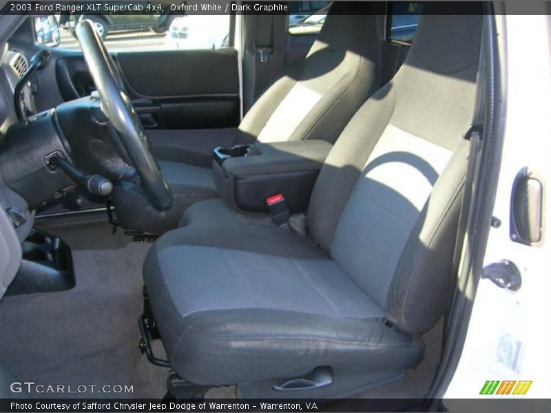 Oxford White / Dark Graphite 2003 Ford Ranger XLT SuperCab 4x4