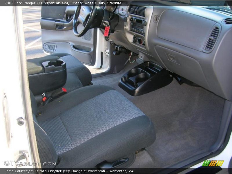 Oxford White / Dark Graphite 2003 Ford Ranger XLT SuperCab 4x4