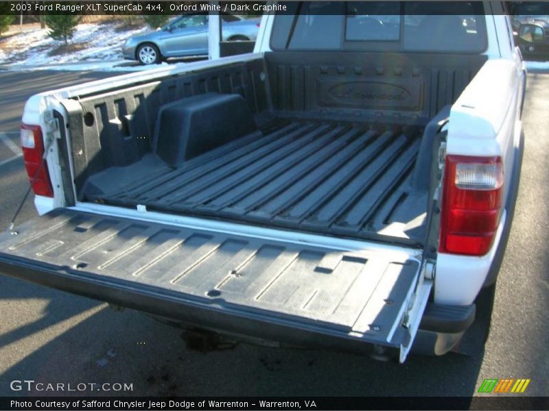 Oxford White / Dark Graphite 2003 Ford Ranger XLT SuperCab 4x4