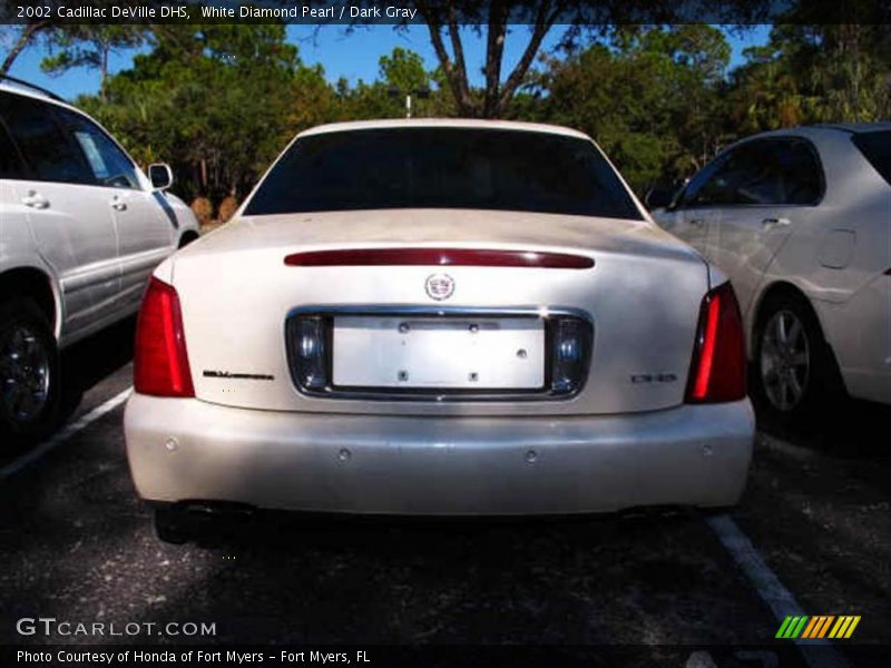 White Diamond Pearl / Dark Gray 2002 Cadillac DeVille DHS