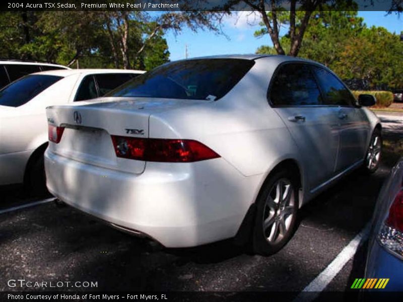 Premium White Pearl / Parchment 2004 Acura TSX Sedan