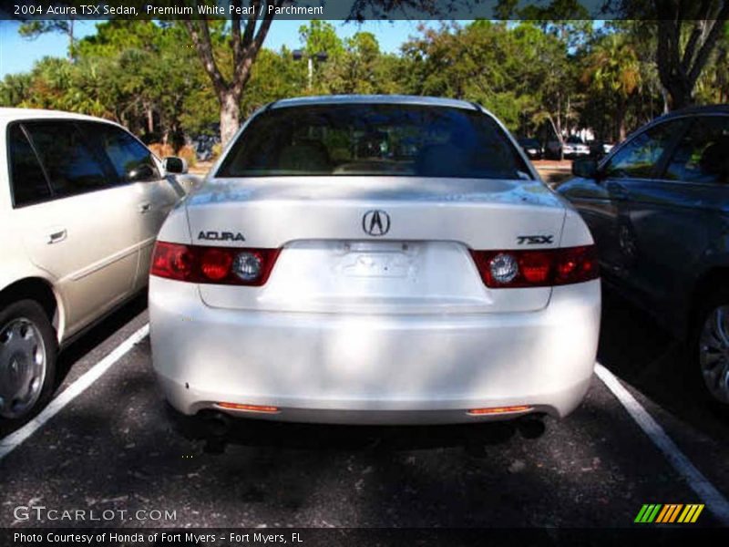 Premium White Pearl / Parchment 2004 Acura TSX Sedan