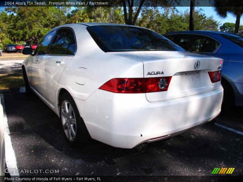 Premium White Pearl / Parchment 2004 Acura TSX Sedan