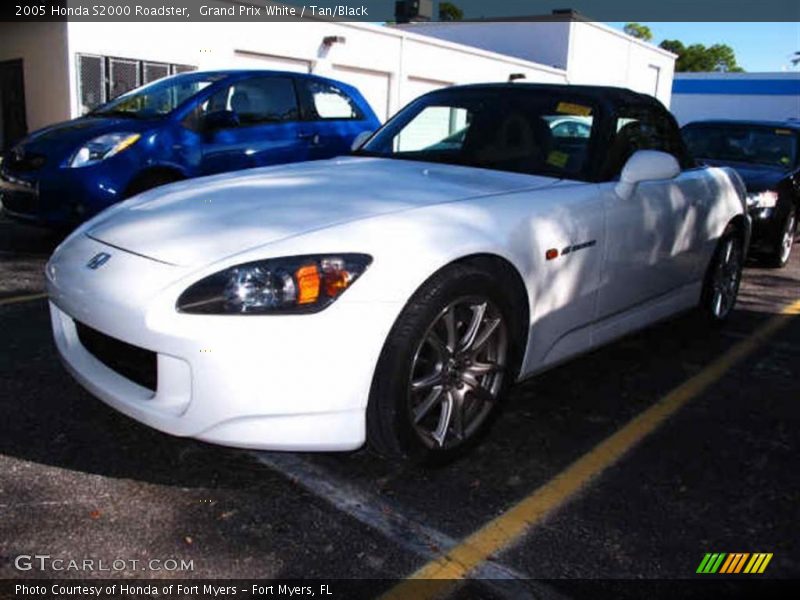 Grand Prix White / Tan/Black 2005 Honda S2000 Roadster