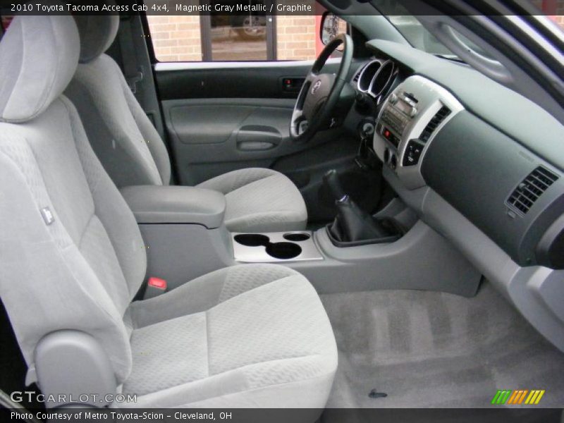  2010 Tacoma Access Cab 4x4 Graphite Interior