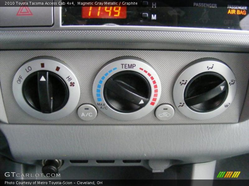 Controls of 2010 Tacoma Access Cab 4x4