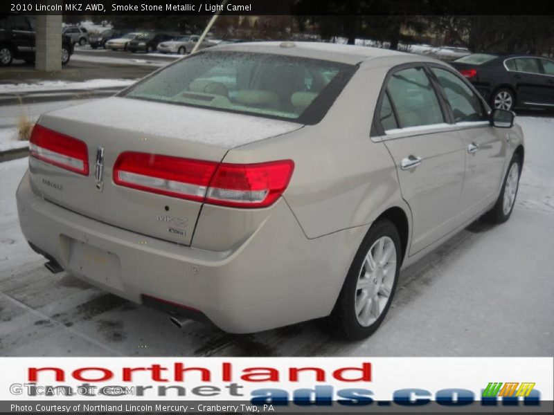 Smoke Stone Metallic / Light Camel 2010 Lincoln MKZ AWD