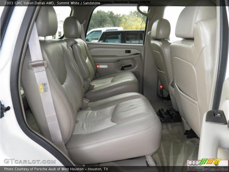 Summit White / Sandstone 2003 GMC Yukon Denali AWD