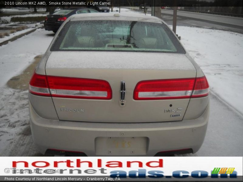 Smoke Stone Metallic / Light Camel 2010 Lincoln MKZ AWD