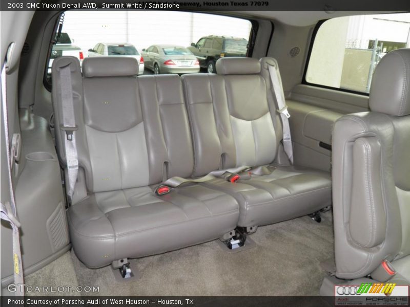 Summit White / Sandstone 2003 GMC Yukon Denali AWD
