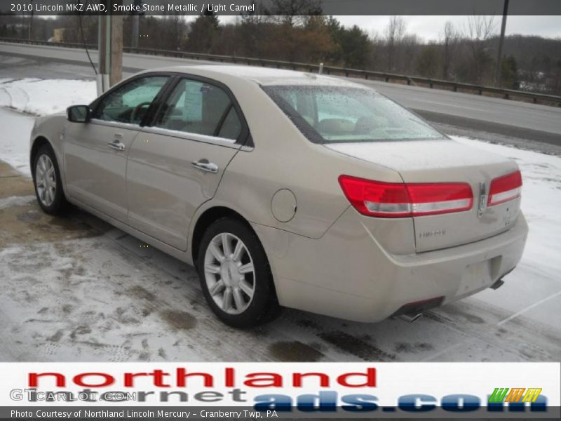 Smoke Stone Metallic / Light Camel 2010 Lincoln MKZ AWD